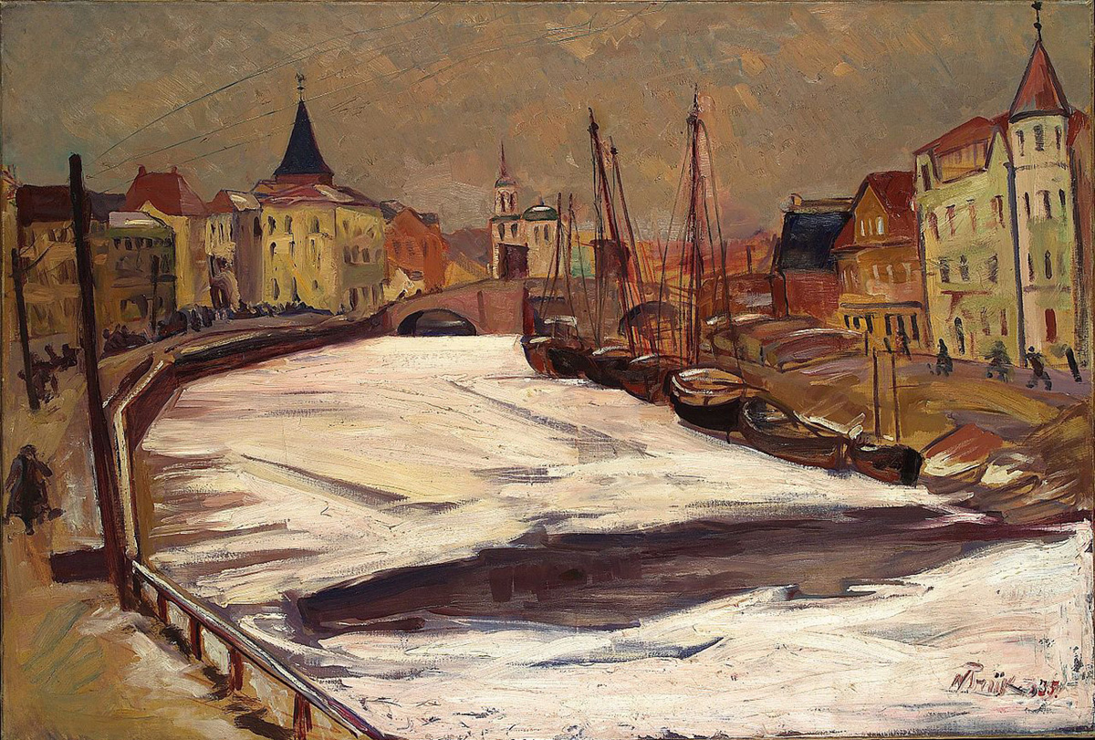 winter with tartu river ema